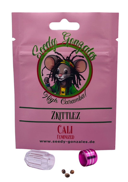 Zkittlez feminisierte Cannabis Samen – fruchtige Geschmacksexplosion mit entspannender, indica-dominierter Wirkung